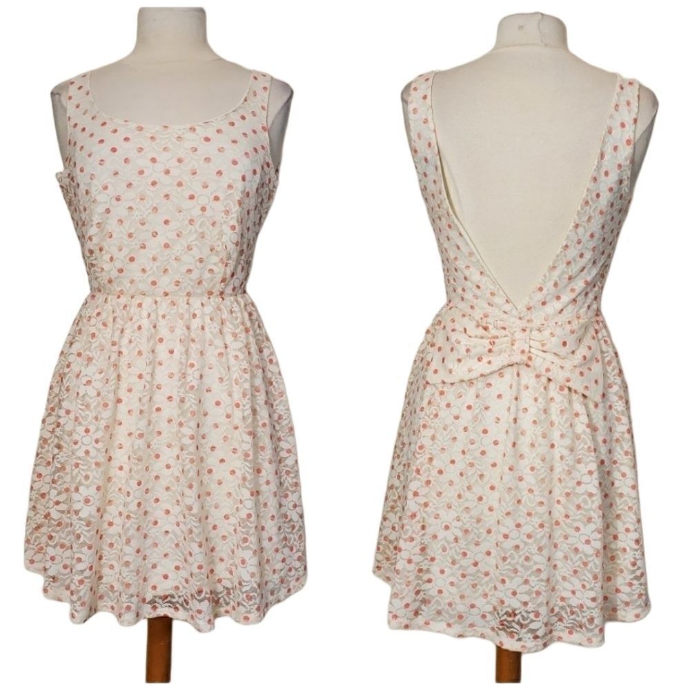 Jella couture open back dress Sz M